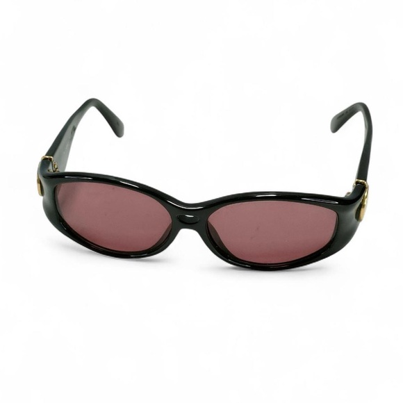 Pink and black retro YSL sunglasses - Picture 2 of 8